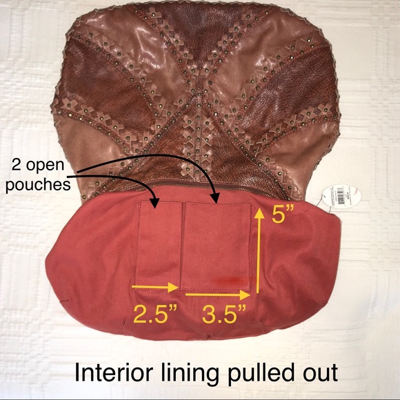 Isabella Fiore Hobo Bag, Leather, Rustic/Brown, - Picture 5 of 11